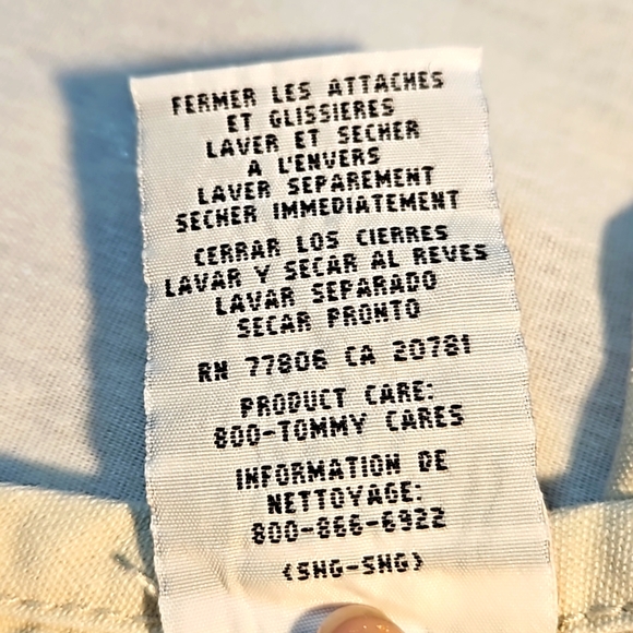 Tommy Jeans Size 11 EUC  Side Pockets Khaki - Picture 7 of 7